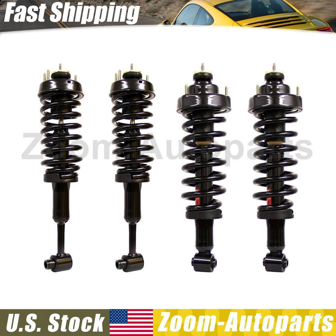 For 2002 2003 Ford Explorer Monroe Quick-Strut 4 Front Rear Strut + Coil Spring