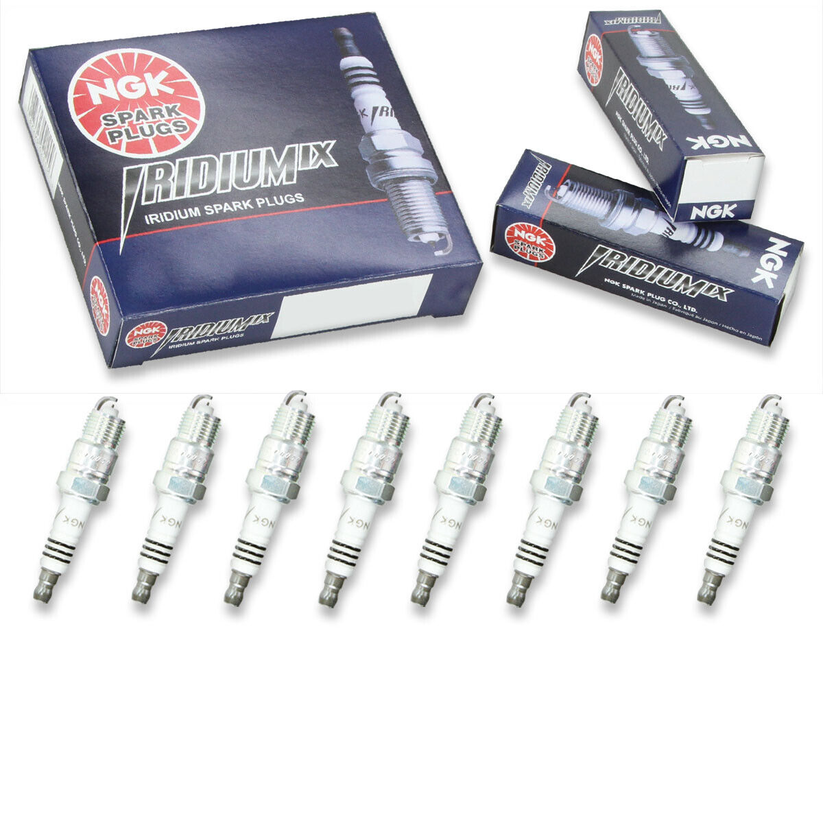 8 pcs NGK Iridium IX Spark Plugs for 1978-1987 Oldsmobile Cutlass 5.7L 4.4L ld