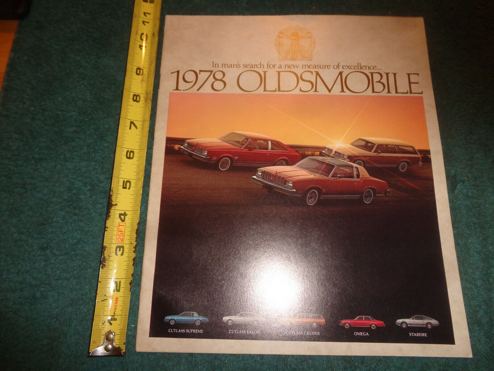 1978 OLDSMOBILE CUTLASS OMEGA STARFIRE SALES CATALOG / ORIGINAL DEALER BROCHURE