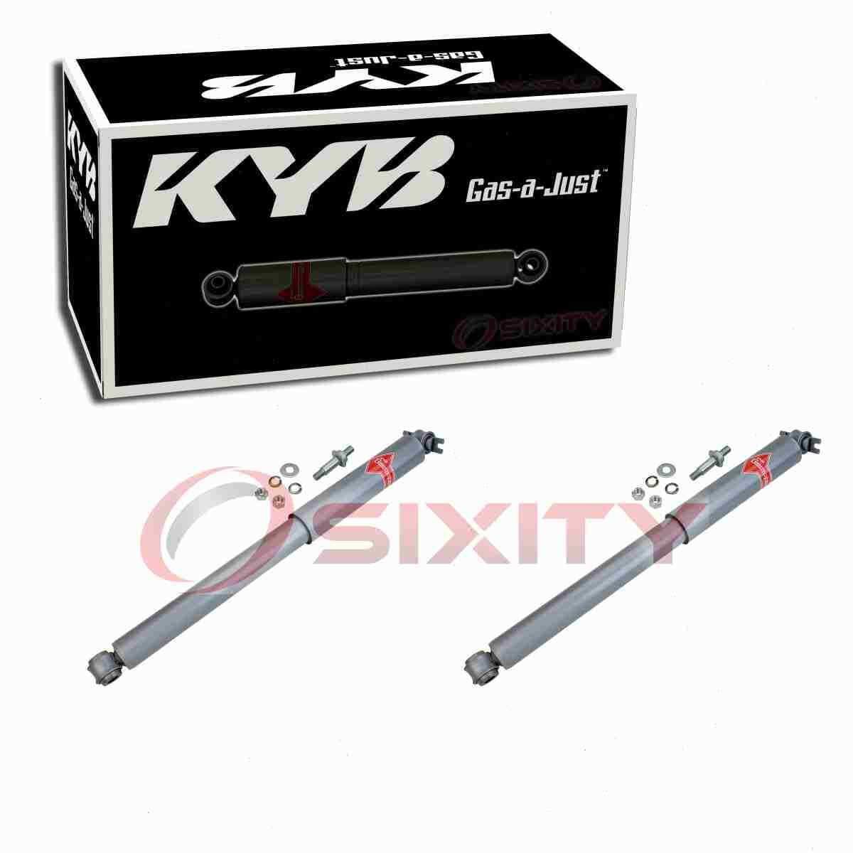 2 pc KYB Gas-a-Just Rear Shock Absorbers for 1978-1988 Oldsmobile Cutlass dv