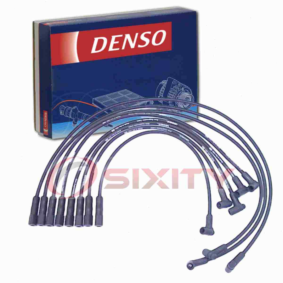 Denso Spark Plug Wire Set for 1978-1984 Oldsmobile Cutlass Calais 4.3L 5.0L pv