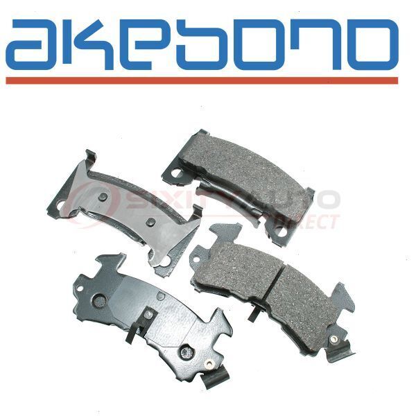 Akebono Pro-ACT Front Disc Brake Pad Set for 1978-1987 Oldsmobile Cutlass mo