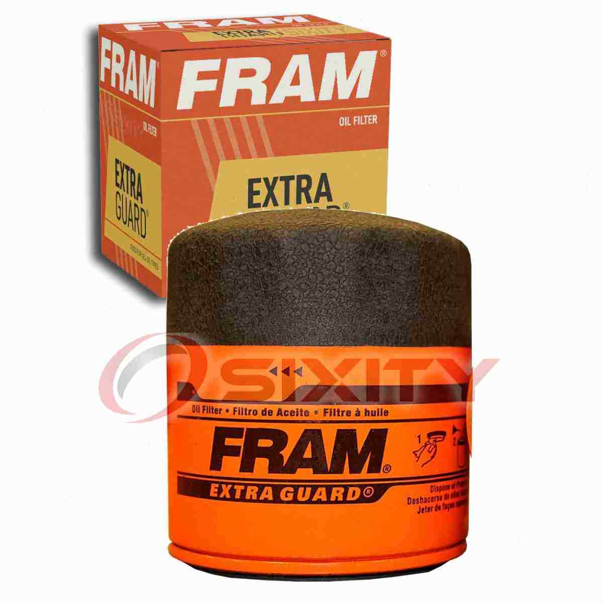 FRAM Extra Guard Engine Oil Filter for 1977-1999 Oldsmobile Cutlass Oil qo