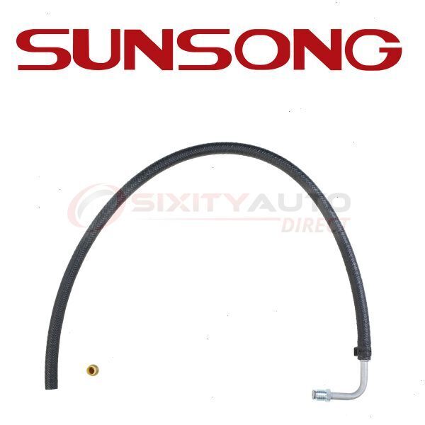 Sunsong Power Steering Return Line Hose for 1978-1980 Oldsmobile Cutlass jy