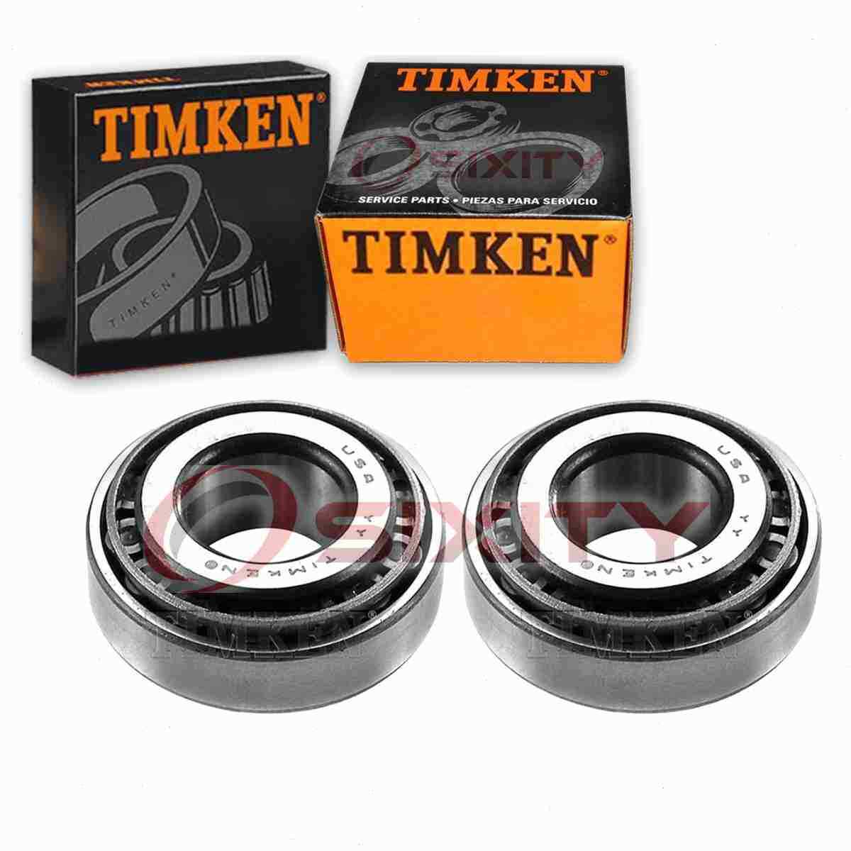 2 pc Timken Front Outer Wheel Bearing and Race Sets for 1975-1978 Oldsmobile fz