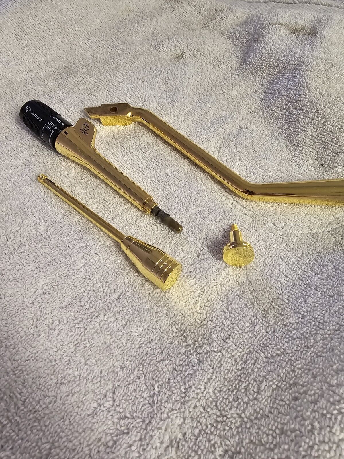 G Body Cutlass Regal Monte Malibu 24k Gold Column Shifter Kit Lowrider Donk