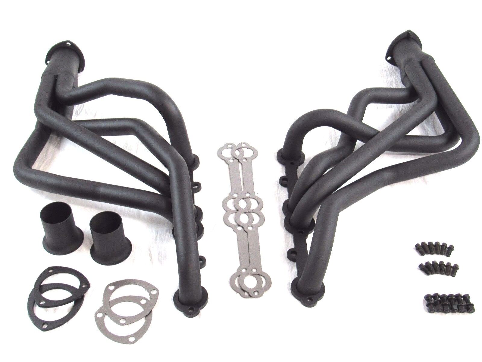 Chevy 350 Long Tube Header G -Body , El Camino, Monte, Oldmobile Black H60405BK