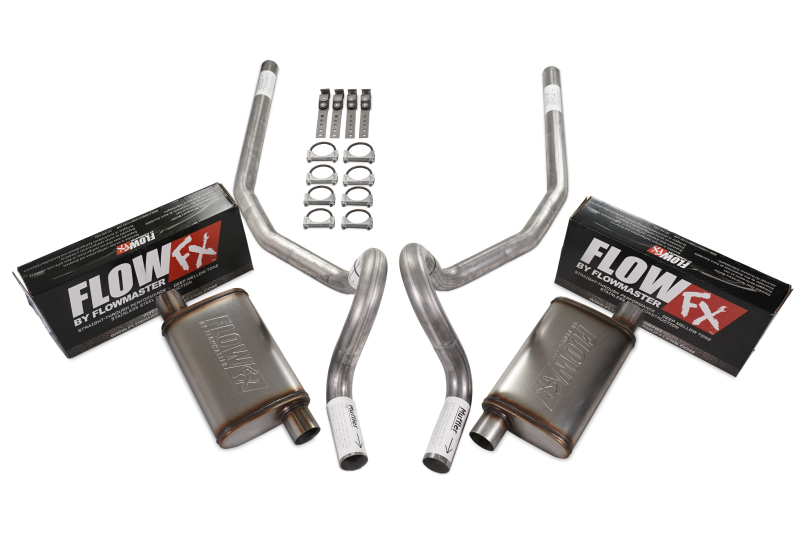 78-88 GM G Body Car 2.5″ Dual Exhaust Kit Flowmaster Flow FX Rear Exit No Tip