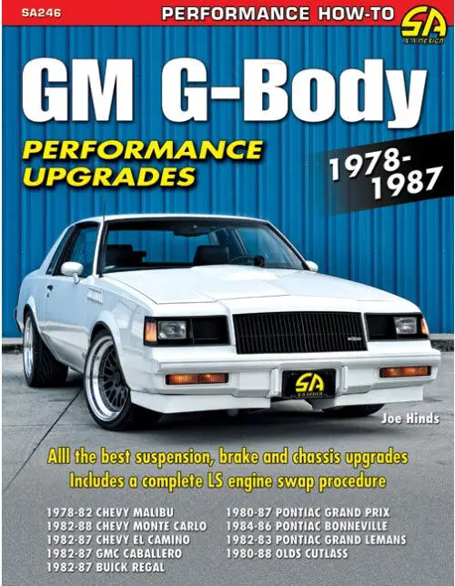 GM G-Body Performance Upgrades 1978-1987 Book~El Camino-Malibu-Grand Prix +more