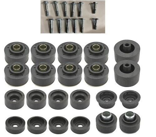 1978-1988 G-Body Reproduction Rubber Body Mount Bushings Kit with Bolts