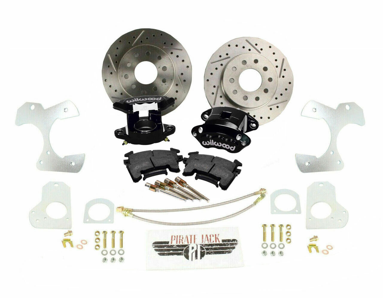 1978-88 G Body Camaro S-10 Wilwood Black Calipers 10 Bolt Rear Disc Brake Kit