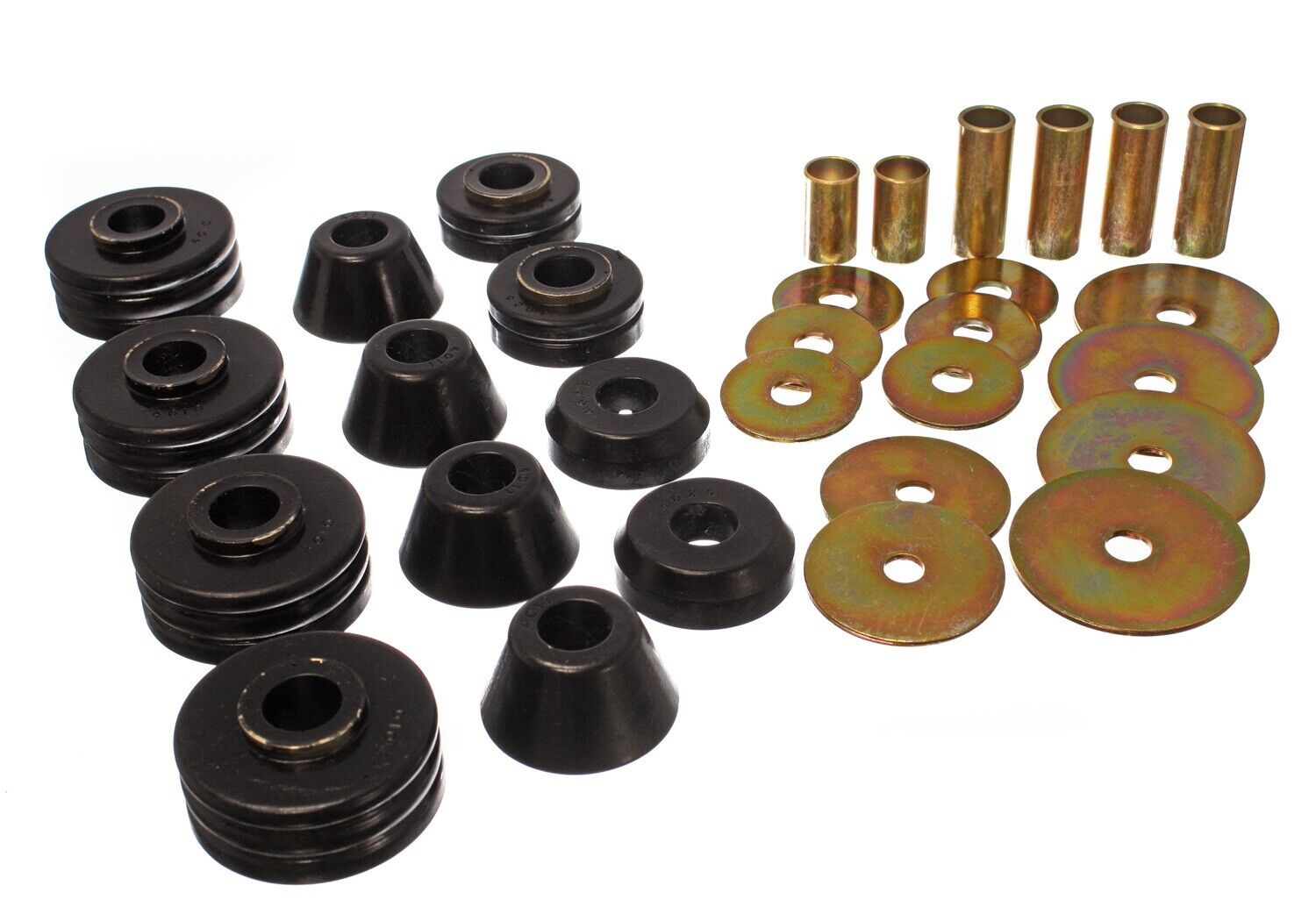 Energy Suspension 3.4109G Body Mount Bushing Set For 73-80 Chevy C10 C15 Std Cab