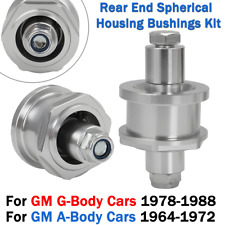 For GM G-Body 1978-1988 Spherical Housing Bushings Kit Control Arm & Part Silver