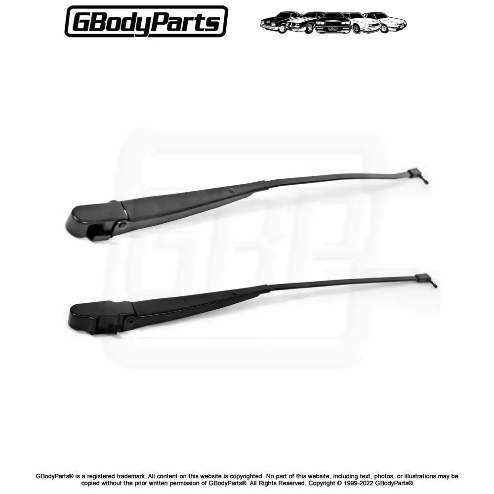 78-88 A&G Body Windshield Wiper Blade ARM Black SET GM#20151254 LH #20301183 RH