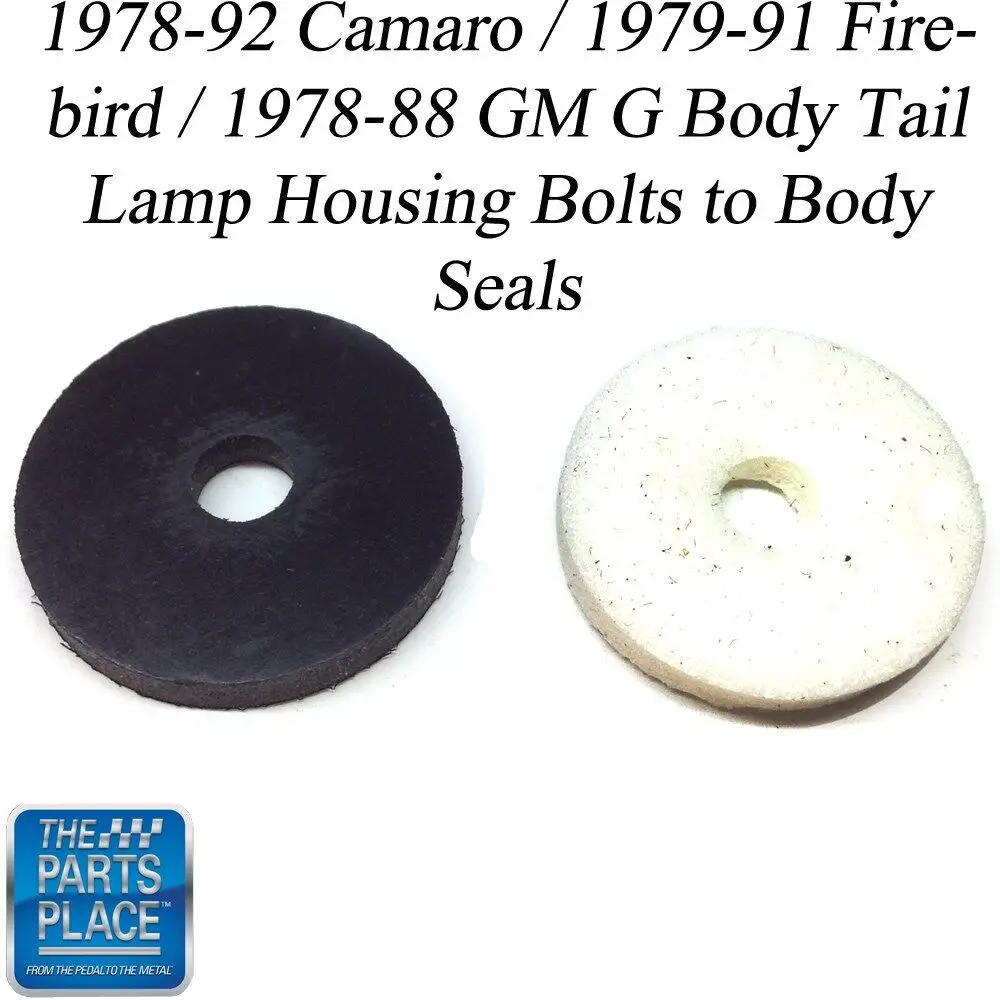 1978-92 Camaro / Firebird / GM G Body Tail Lamp Housing Bolts to Body Seals