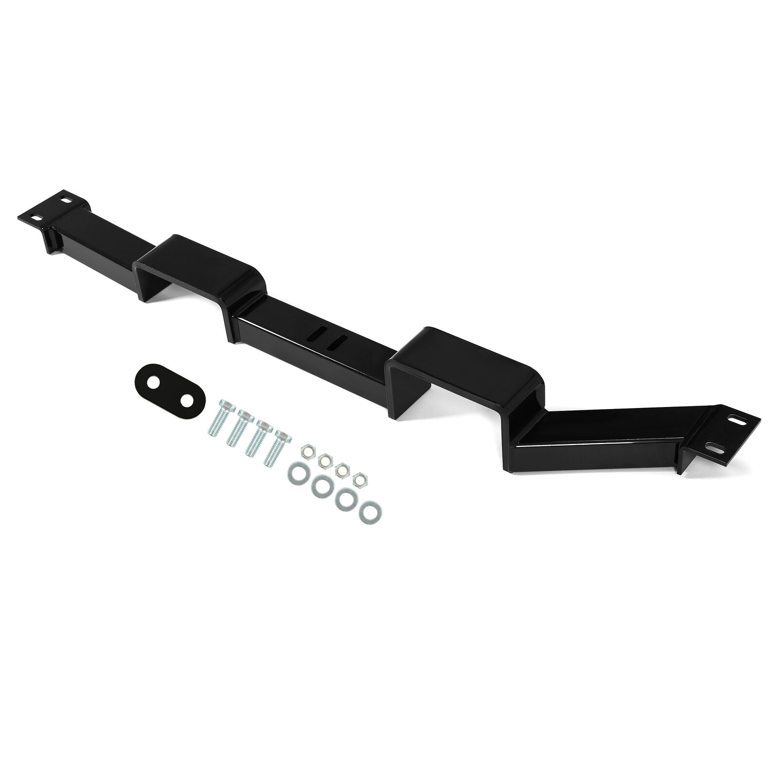 Black Transmission Crossmember Steel For G-Body GM-4 Hydra-Matic 4L80 1984-1988