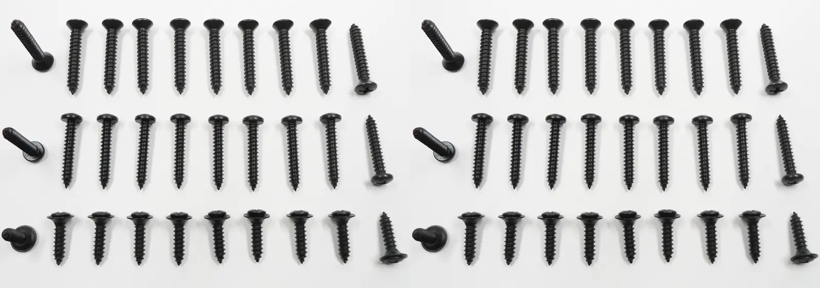 60 BLACK INTERIOR SCREWS! FOR G-BODY MONTE CARLO 442 SS HURST BUICK REGAL ETC