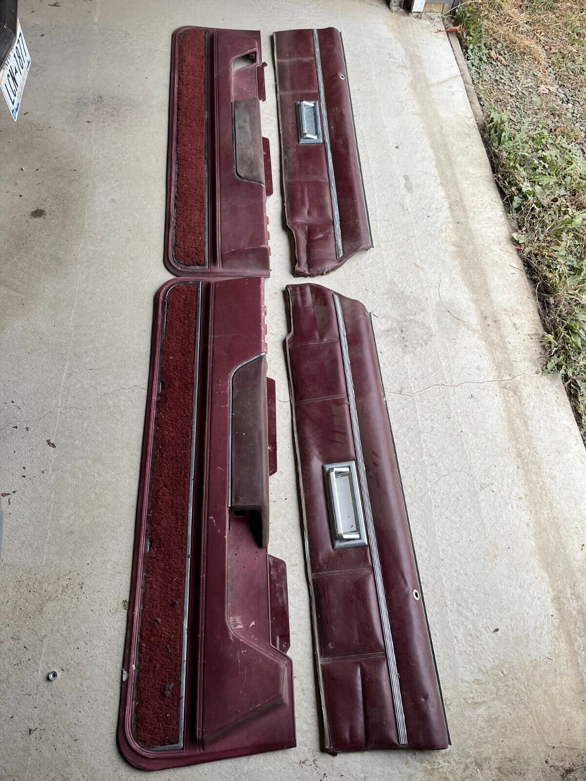 1981 1987 1988 GRAN GRAND PRIX UPPER LEMANS 2 DOOR UPPER LOWER DOOR PANELS PAIR