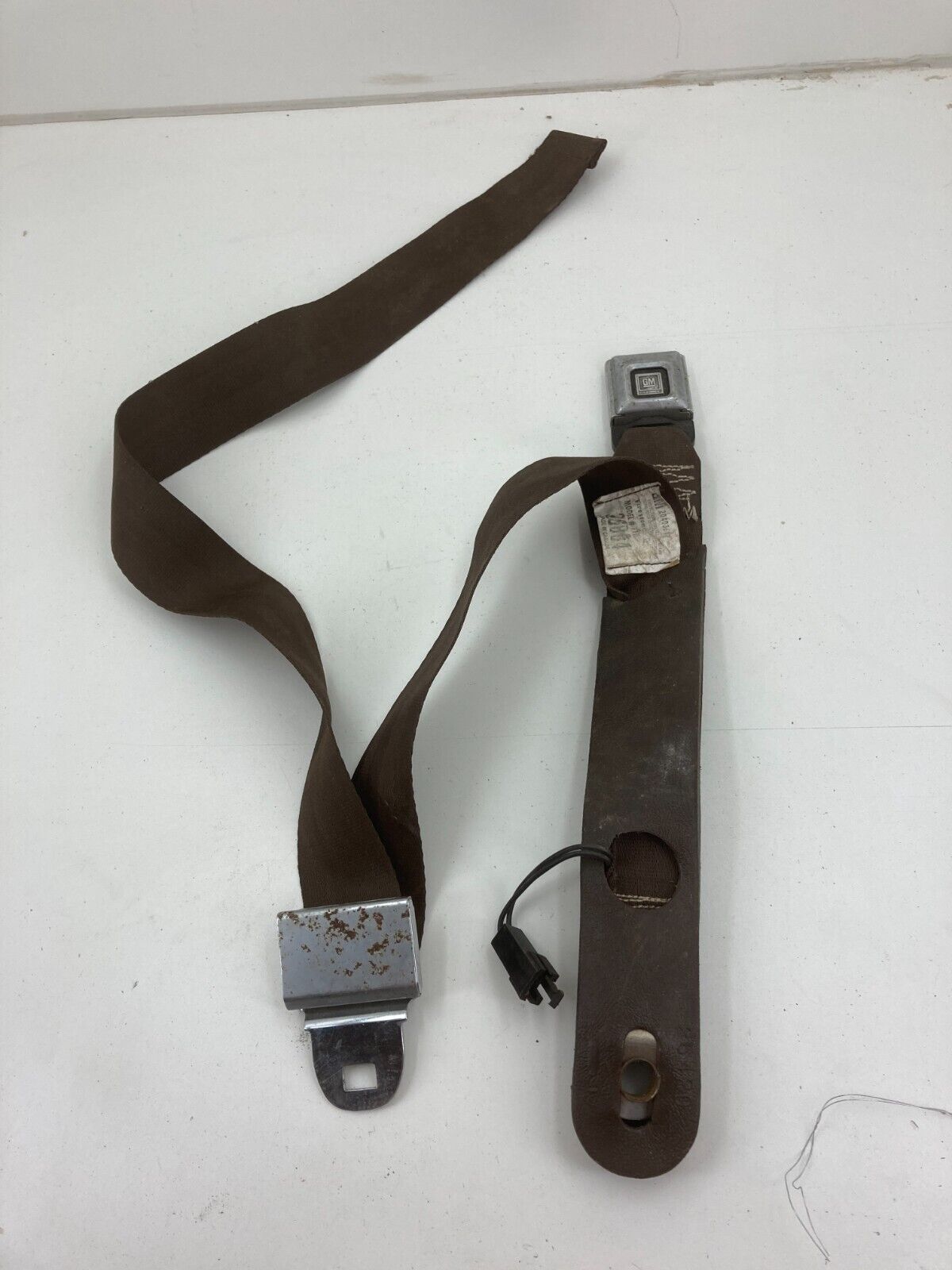 1978-88 G Body Front Center Bench Seat Belt Brown Monte Carlo Cutlass Regal