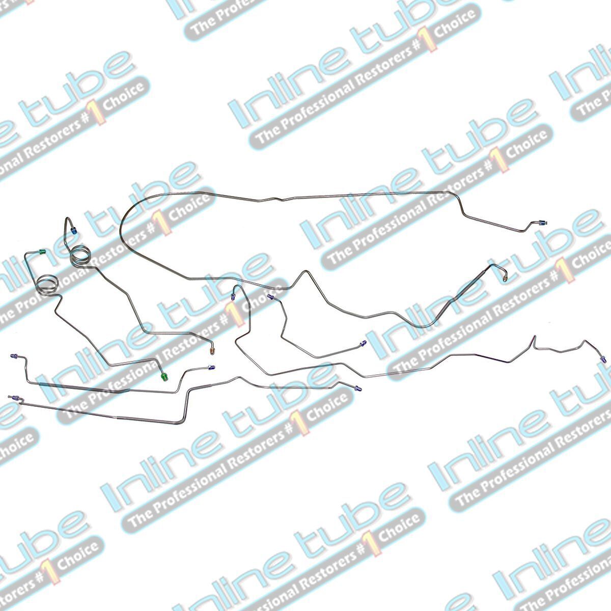 78-83 G-body Monte Carlo Complete CNC Preformed Brake Line Set Tubes OEM Steel