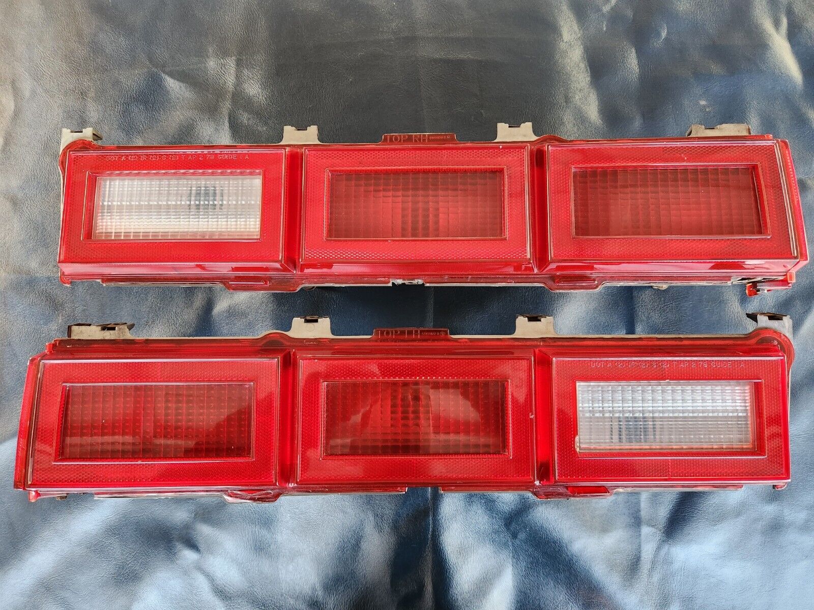 1978 78 OEM CHEVROLET MALIBU TAIL LIGHTS PAIR G-BODY NICE