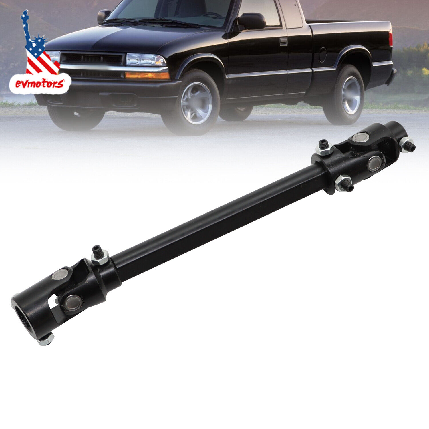 Black Steering Shaft for Chevrolet S10 GMC Sonoma Pickup 82-93 LS Swap G/F-Body